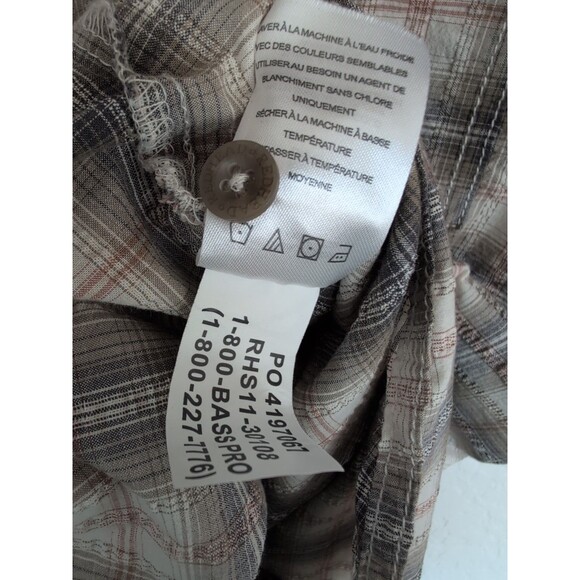 Red Head Brand Co. Plaid Flannel Shirt Long Sleeve Button Up Size L Men's - Picture 5 of 6